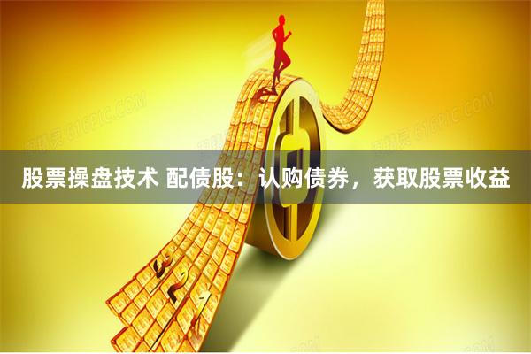 股票操盘技术 配债股：认购债券，获取股票收益